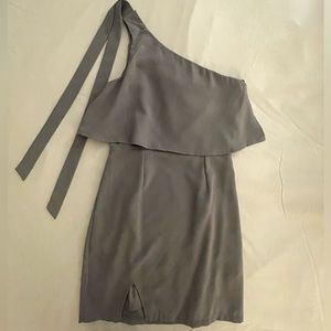 One shoulder lilac Superdown dress